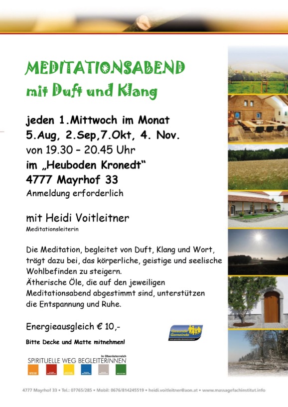 MEDITATIONSABEND 7-11.26